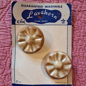 Vintage Lavahorn trade mark buttons.